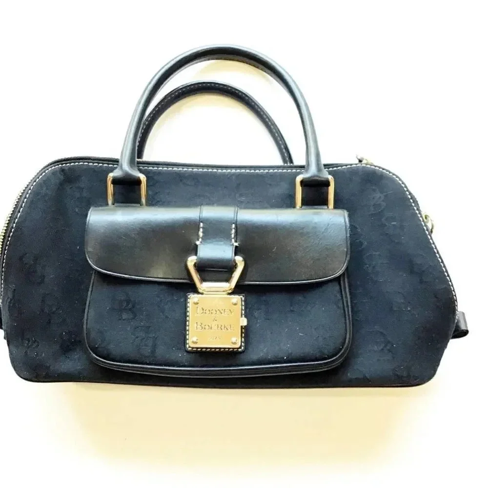 Dooney & Bourke Small Domed Pocket Satchel Black